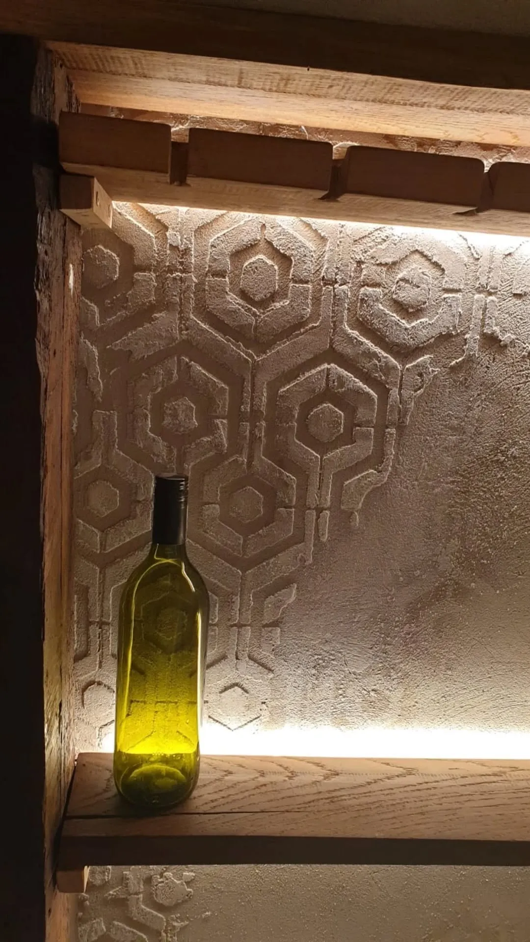 Decorative plaster relief detail