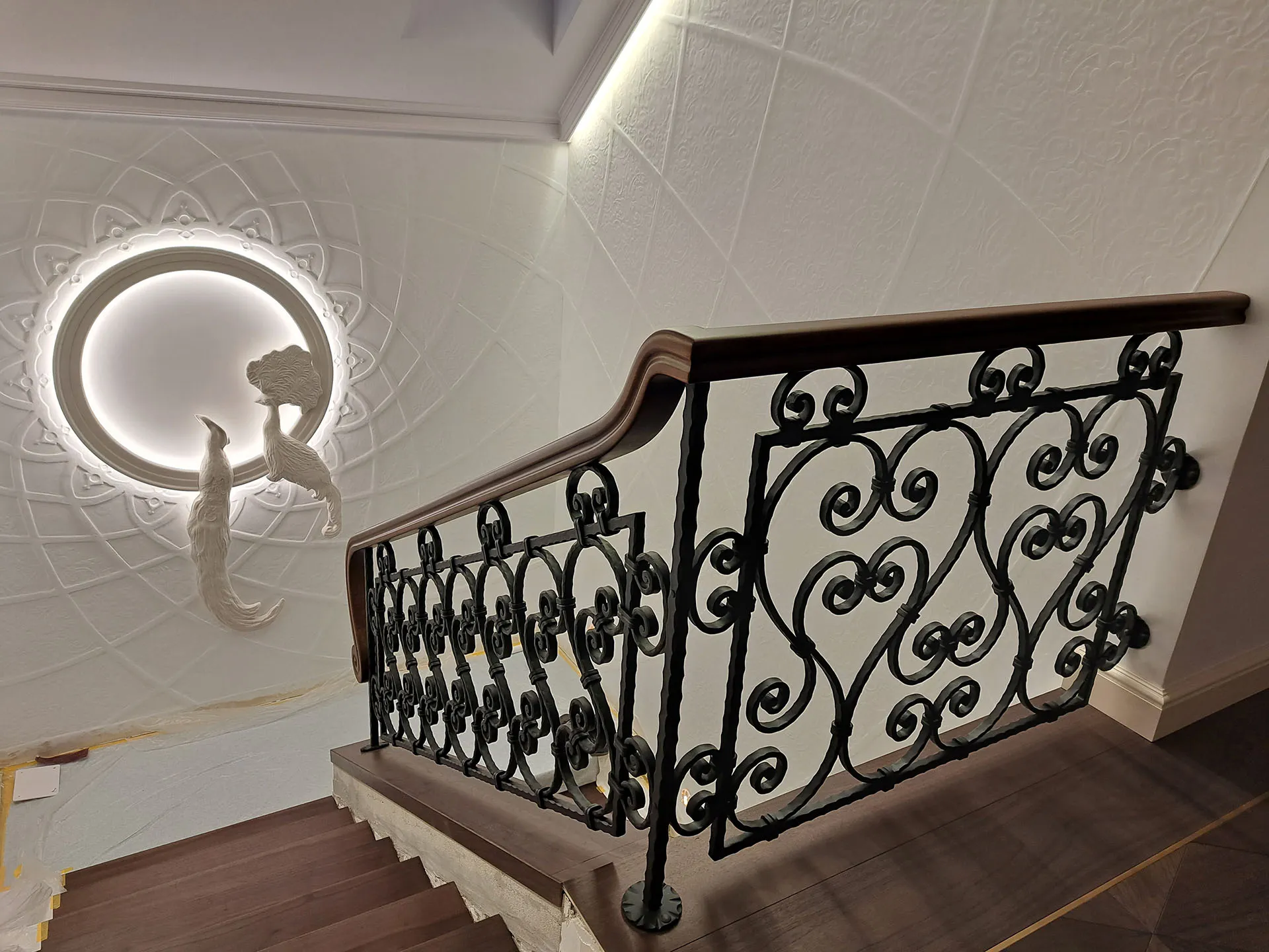Architectural staircase detail
